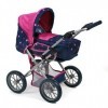 Bayer Chic 2000 - Poussette pour poupée Leni, 2 en 1 avec Sac de Transport Amovible, Stars Navy, Rose