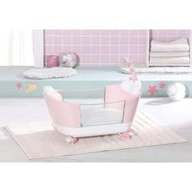 Jouets Baignoire Magique Rose avec douchette, Sons et lumieres - pour poupons et poupees 30/36/43 cm - Accessoire Bain Imitat