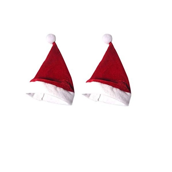 yunyu Meubles de Maison de poupées, 2 pièces Beau Chapeau de noël pour 1/6 Figurine poupée pour Accessoire de décoration de f