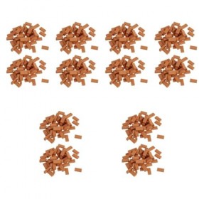 Vaguelly 900 Pièces Mini Briques Décor Botanique Moule À Briques Mini Accessoires De Maison De Poupée Petites Briques Brique 
