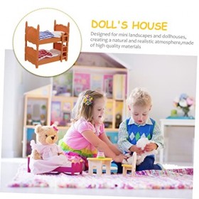 Totority 7 Pièces Lit Paillettes Filles Maison De Poupée Accessoires Vie Jouer Scène Modèle Maison De Poupée Meubles 18 Pouce