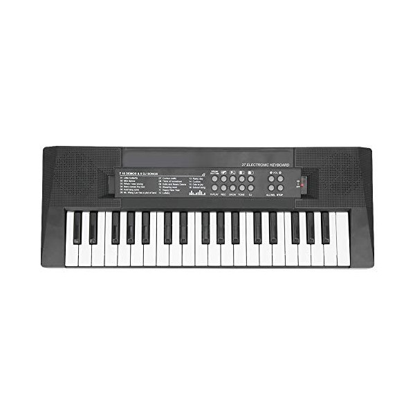 Clavier musical multifonction 37 touches, clavier de piano, jouets denseignement de la musique double alimentation pour enfa