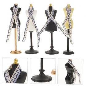 Toyvian 16 Ensembles Miniature Scène Mannequin Mini Poupée Modèle De Corps Humain Poupées Miniatures Mannequin Poupée Robe Ma