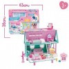 Amicicci - Maison de bébé Amicicci, Maison de Jeux Rose et Vert Gâteau, Petits Copains, y Compris poupée, Jeu de Grand Jouet 