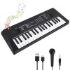 Shayson Piano pour Enfants Keyboard 37 Touches Clavier Musical Electronique avec Microphone Jouets de Musique éducatifs Cadea