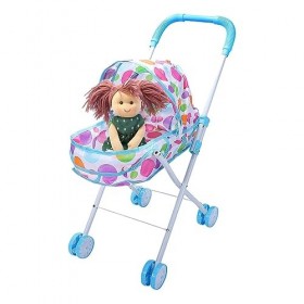 poupée pour bébés - Ensemble siège Voiture et Poussette Pliable pour poupée,Siège voitpoupée avec auvent réglable, Accessoire