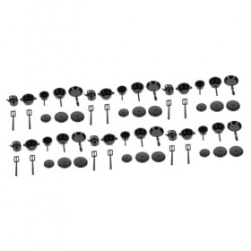 ibasenice 6 Ensembles Maison De Poupée Maison De Poupée Maison De Poupée Ustensiles De Cuisine Mini Maison Décor Maison De Po