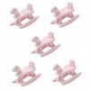 Totority 10 Pcs Accessoires pour Maison De Poupée Modèle De Cheval À Bascule Figurine De Cheval À Bascule Ornement De Mise en