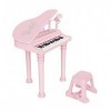 ODS 45005 Barbie, Piano à Queue avec Tabouret et de Nombreux Accessoires, Rose