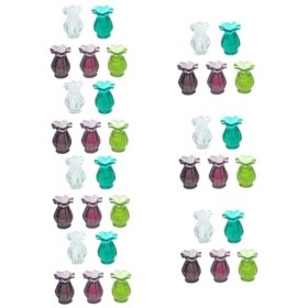 ifundom 35 Pcs Dentelle Vase Modèle Miniature Accessoires Maison De Poupée Pots De Fleurs 1 12 Échelle Accessoires Maison De 