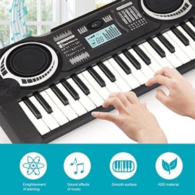 Clavier de Piano à 37 Touches pour Enfants, Clavier de Musique Portable, Jouets de Piano électrique pour Enfants, Instruments