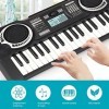 Clavier de Piano à 37 Touches pour Enfants, Clavier de Musique Portable, Jouets de Piano électrique pour Enfants, Instruments