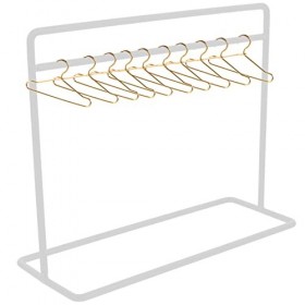 ifundom 5 Ensembles Mini Cintre Enfants Cintres Bébé Poupées Chat Vêtements Rack Poupée Suspendus Rack Miniature Poupée Cintr