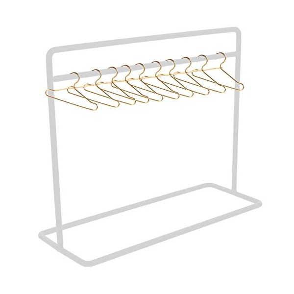 ifundom 5 Ensembles Mini Cintre Enfants Cintres Bébé Poupées Chat Vêtements Rack Poupée Suspendus Rack Miniature Poupée Cintr