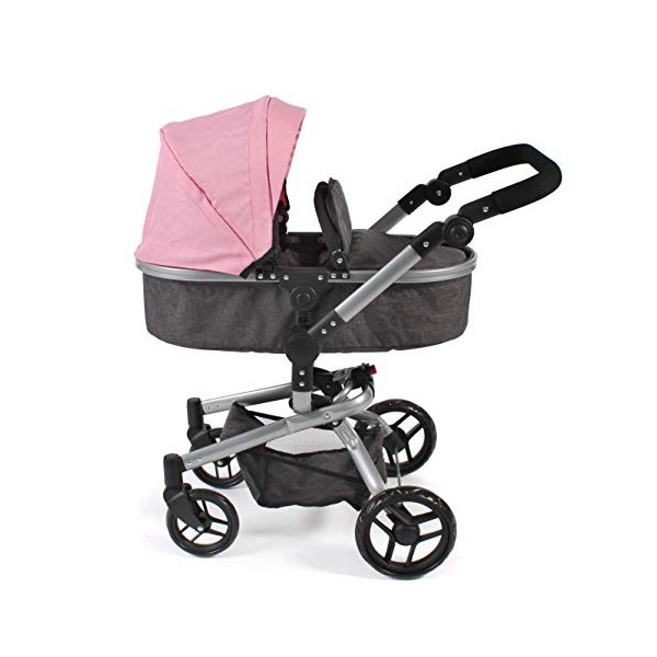 Bayer Chic 2000-Landau combiné Yolo, 593 86, Anthracite/Rose mélangé