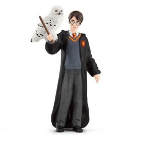 schleich 42633 Harry et Hedwige, dès 6 ans, WIZARDING WORLD - figurine, 4 x 2,5 x 10 cm