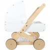 Small Foot- Landeau Little Button en Bois, Poussette de poupée multifonctionnelle et de Haute qualité, à partir de 3 Ans Toys