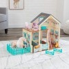 KidKraft Étable à Chevaux en Bois Sweet Meadow, Maison de Poupée incluant Accessoires et Mobilier avec Cheval, Jouet Enfant d