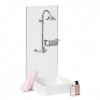 Melody Jane Shower Set LUNDBY Ensemble de Douche pour Maison de poupée, 60306200, Blanc