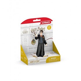 schleich 42633 Harry et Hedwige, dès 6 ans, WIZARDING WORLD - figurine, 4 x 2,5 x 10 cm