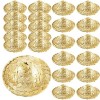 Znet-au 10 chapeaux paille miniatures pour poupée – 24 mini chapeaux en tricot – Chapeau paille tissé pour maison poupée – Ac