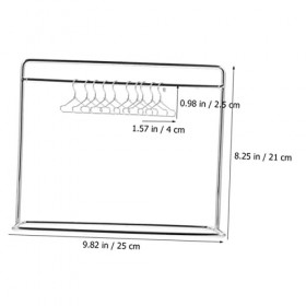 Toyvian 4 Ensembles Mini Cintre Poupée Accessoires Poupée Cintres Poupée Vêtements Cintres Bébé Vêtements Cintres Bébé Rack p