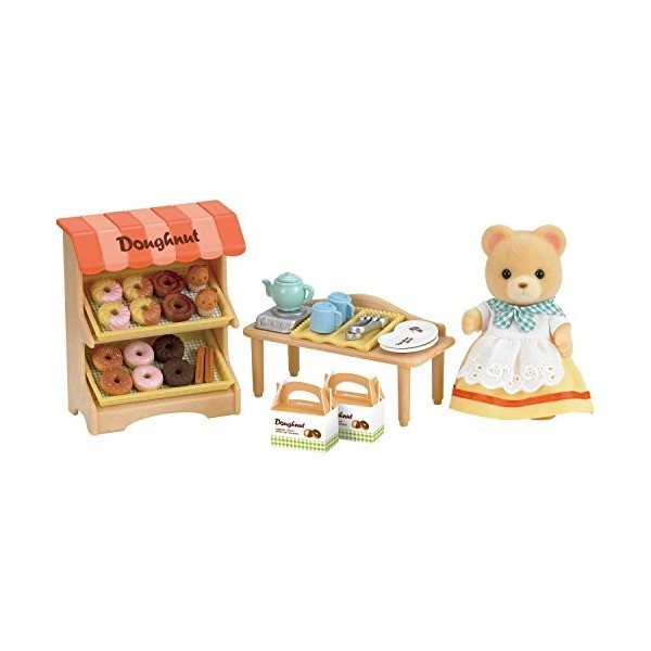 Sylvanian Families - 5239 - Le stand de donuts et figurine