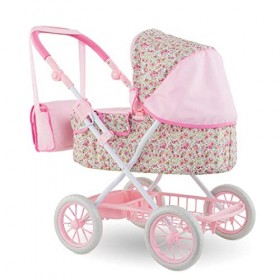 Corolle - Landau, accessoire, pour poupon 36, 42 et 52cm, dès 3 Ans, Fleuri, 9000141340