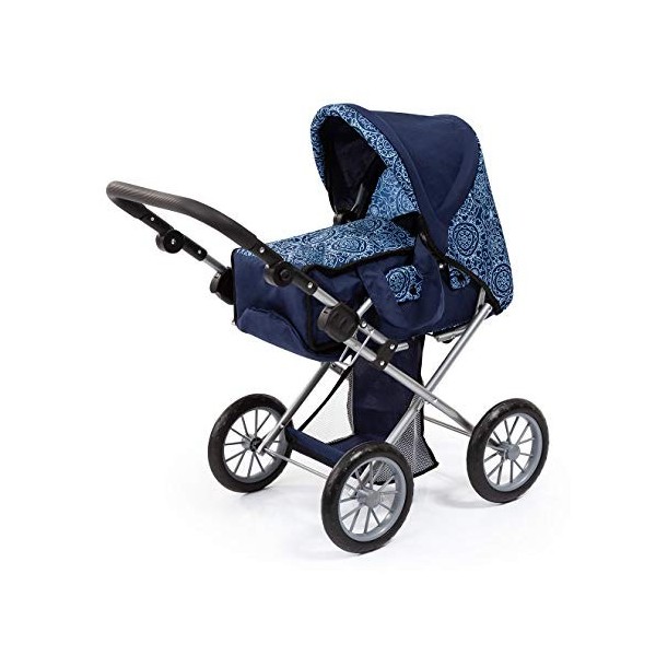 Bayer Design 13603AA Poussette pour Poupée, Combi City Star 3 en 1, Landau Combi, avec Couffin Amovible Et Sac à Bandoulière,