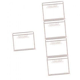 ERINGOGO 5 Ensembles Mini Cintre Poupée Porte-Vêtements Maison De Poupée Cintre Poupée Vêtements Rack Maison De Poupée Vêteme