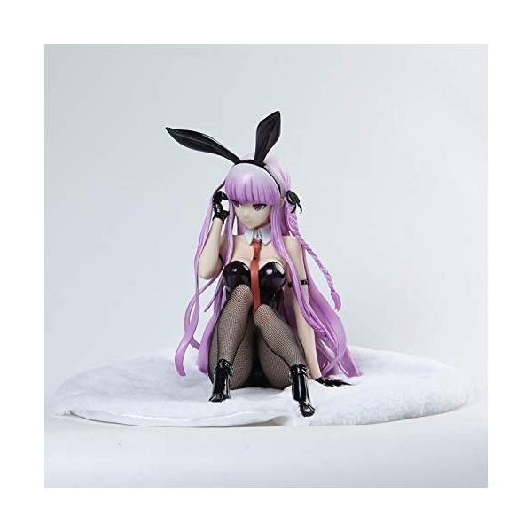 LOOACG 22.5CM Anime libérant Danganronpa Kyoko Kirigiri Bunny Ver. Figurines en PVC Amovibles avec Accessoires Ornement modèl