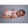 Pinky Reborn Poupées de bébé réalistes de 50 cm en silicone souple avec corps complet et accessoires pour enfants cadeau