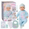 Baby Annabell Active Alexander 709924 - Poupée de 43 cm avec 1 corps doux à câliner, des fonctions & sons réalistes - vêtemen