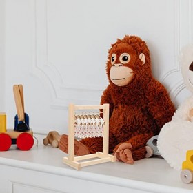 Toddmomy 1 x porte-vêtements pour poupée miniature, en bois, mini maison de poupée, cintres pour vêtements de poupée, accesso