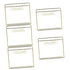 ERINGOGO 5 Ensembles Mini Cintre Porte-Vêtements De Poupée avec Cintres Placard De Poupée pour 18 Pouces Poupées en Bois Vête