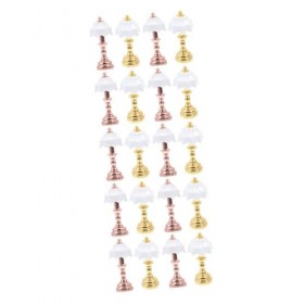 ibasenice 20 Pcs Lampe De Table pour Maison De Poupée 112 Meubles De Maison De Poupée Mini Lumière Maison De Poupée Miniature