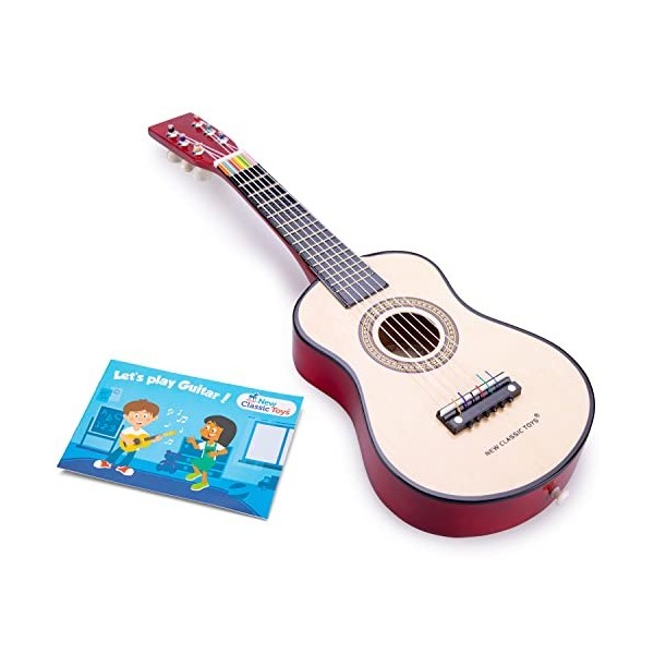 New Classic Toys Instrument débutants Guitare avec Le Livre de Musi