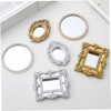 Toyvian 30 Pièces Mini Miroir Classique Miniature Accessoires De Maison De Poupée Photos Dépoque Décor Vintage Poupées De Ma