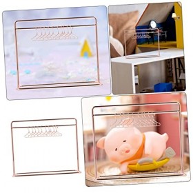 ibasenice 4 Ensembles Mini Cintre Porte-Vêtement Miniature Maison De Poupée Vêtements Accessoires Maison De Poupée Porte-Vête