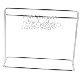 ibasenice 4 Ensembles Mini Cintre Poupée Vêtements Rack Bébé Rack pour Vêtements Poupée Cintres Poupée Vêtements Rack Bébé Vê