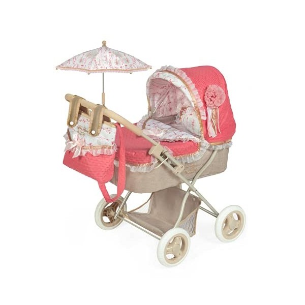 Chariot de Poupée Pluant avec Parasol Martina DeCuevas Toys 85033