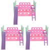 TOYANDONA 3 Pièces Maison De Poupée Lit Superposé Jouet Extérieur Mini-Jouet Décor Extérieur Décoration Dintérieur Mini Acce