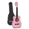 Music Alley Guitare acoustique classique MA-51 pour enfants et guitare junior, rose, demi-taille