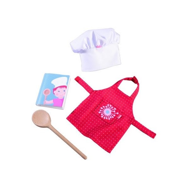 Accessoires pour poupées Haba 34 cm - Ensemble de cuisinier en chef