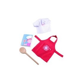 Accessoires pour poupées Haba 34 cm - Ensemble de cuisinier en chef