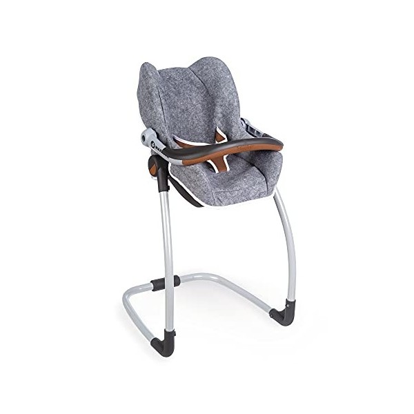 Smoby Maxi-COSI Chaise Haute 3 en 1 pour poupée Gris, 240214