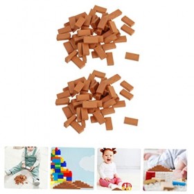 ERINGOGO 1200 Pièces Mini Briques Briques Miniatures pour Modèles Mini Briques De Ciment Maison De Poupée Accessoires Miniatu