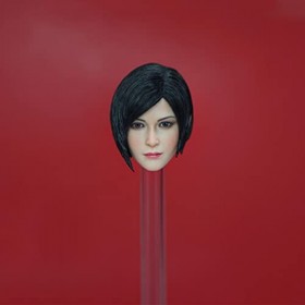 CNMHG Sculpture De Tête De Figurine Femme à Léchelle 1/6, Sculpture Tête du Roi Ada, Tête De Poupée pour Figurine De 12 Pouc