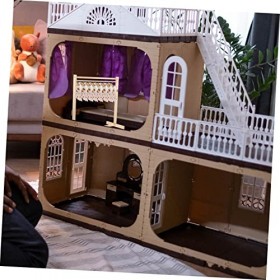 Totority 4 Pièces Poupée Cintre Accessoires pour Maison De Poupée Mini Poupée Cintres en Tissu Meubles De Maison De Poupée Po