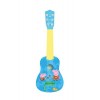 Lexibook Miraculous Ladybug Ma première Guitare pour enfant, 6 cordes, 53 cm, guide inclus, Rouge/Noir, K200MI